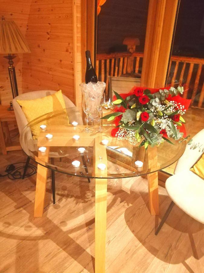 Tollymore Luxury Log Cabins 纽里 外观 照片